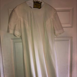 Vintage Cream Dress with Original Should Pads!